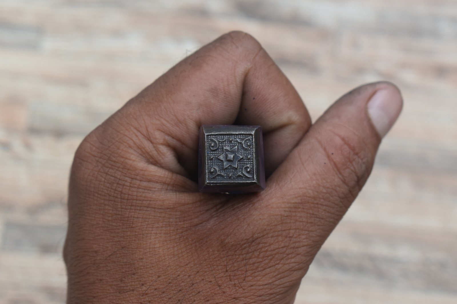 Silversmith Leather Craft Iron Jewelry Charms Making Square Punch Stamp Tool