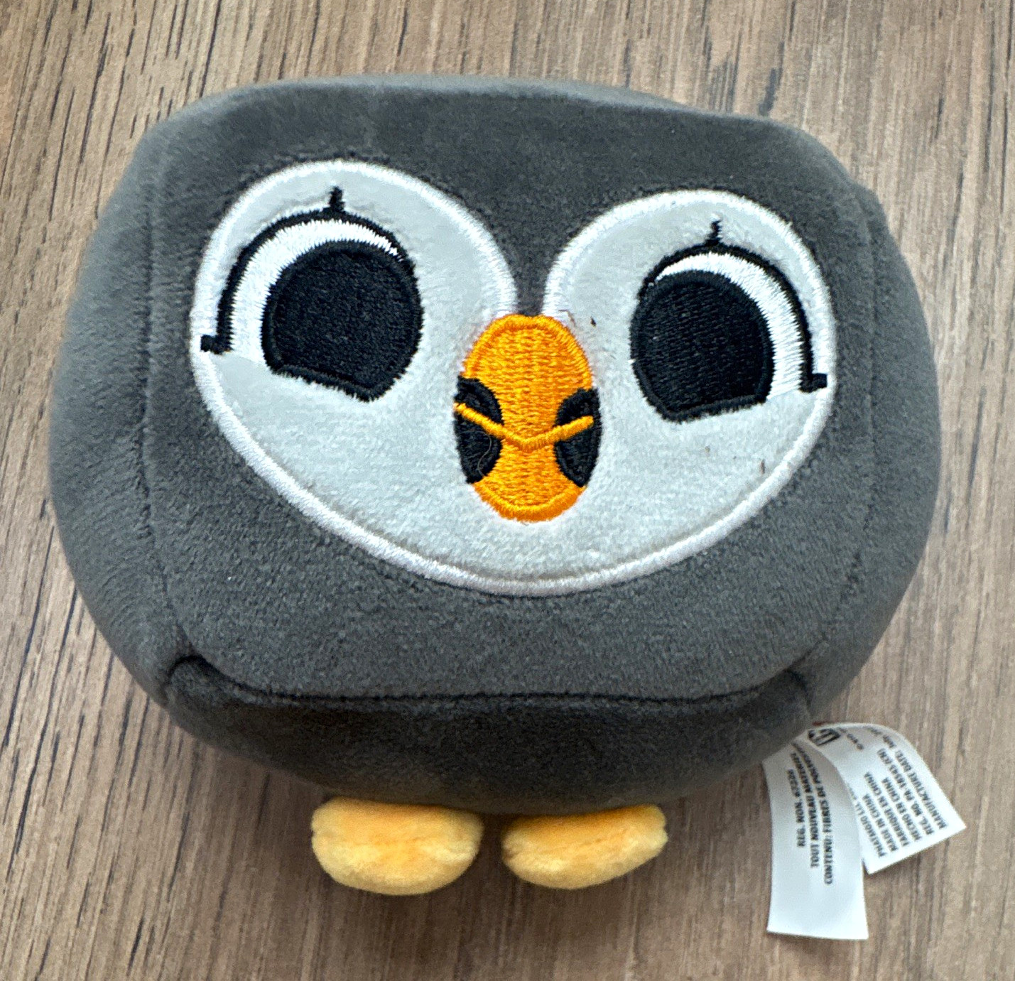 Pet Simulator Penguin Plush Stuffed Animal Gray White Orange Black Yellow