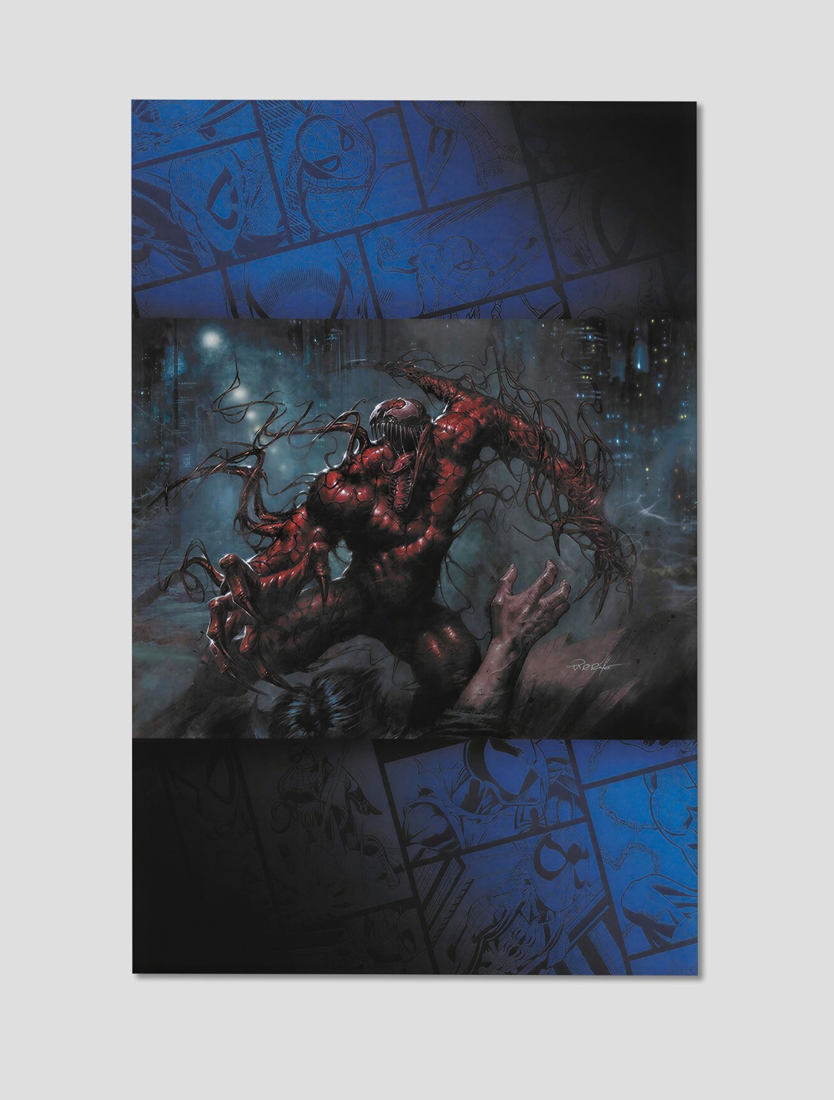 Carnage Crimson Chaos Symbiote Villain Marvel Art Print Poster Wall Decor 11x17