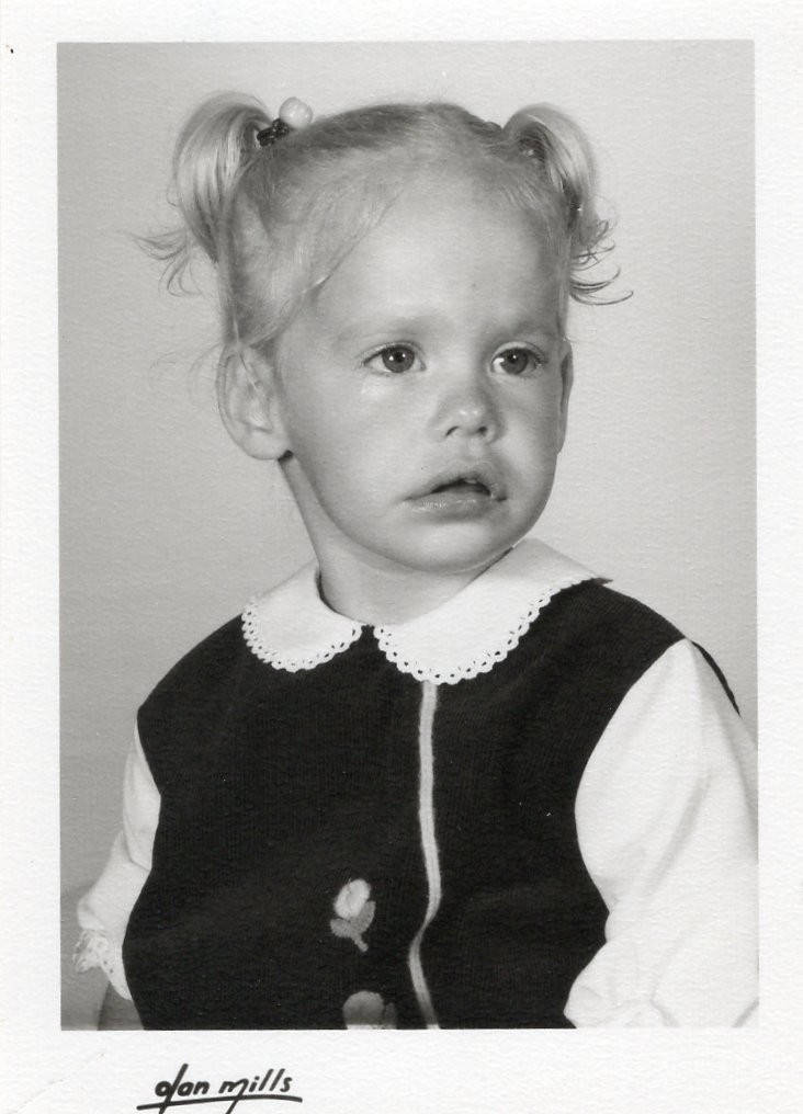 Girl Child Sad Crying Elementary Yearbook School Portrait Photo Original Vintage