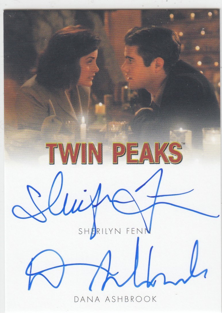 2025 Sherilyn Fenn Dana Ashbrook Audrey Horne Bobby Briggs Twin Peaks DUAL AUTO 2025 Sherilyn Fenn Dana Ashbrook Audrey Horne Bobby Briggs Twin Peaks DUAL AUTO