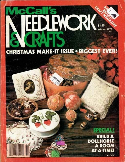 1978 McCall\'s Needlework $ Crafts Christmas Make-It Issue