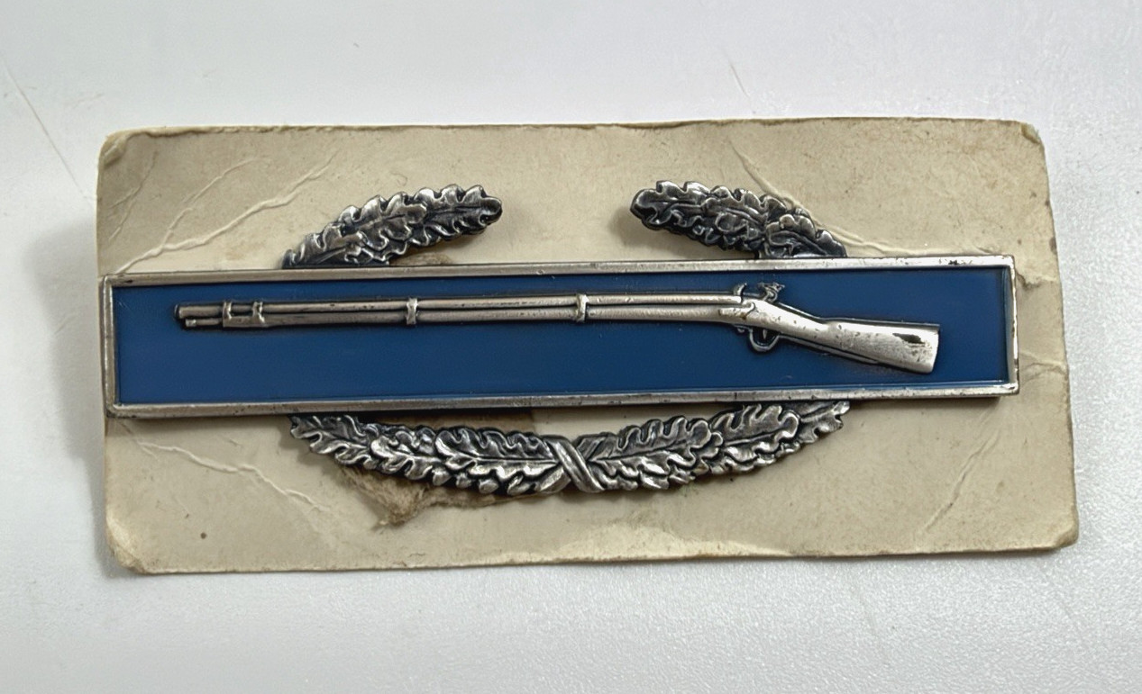 1985 US Army Combat Infantryman Badge 1st Award CIB NOS Original Card