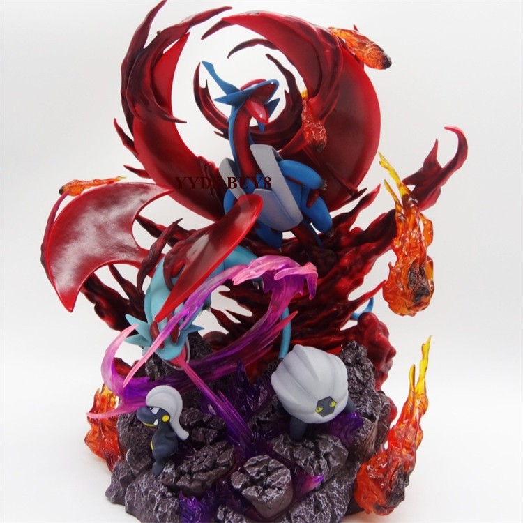 Hot Salamence 36cm Anime Figure Statue Oranments Collectibles Decoration Model