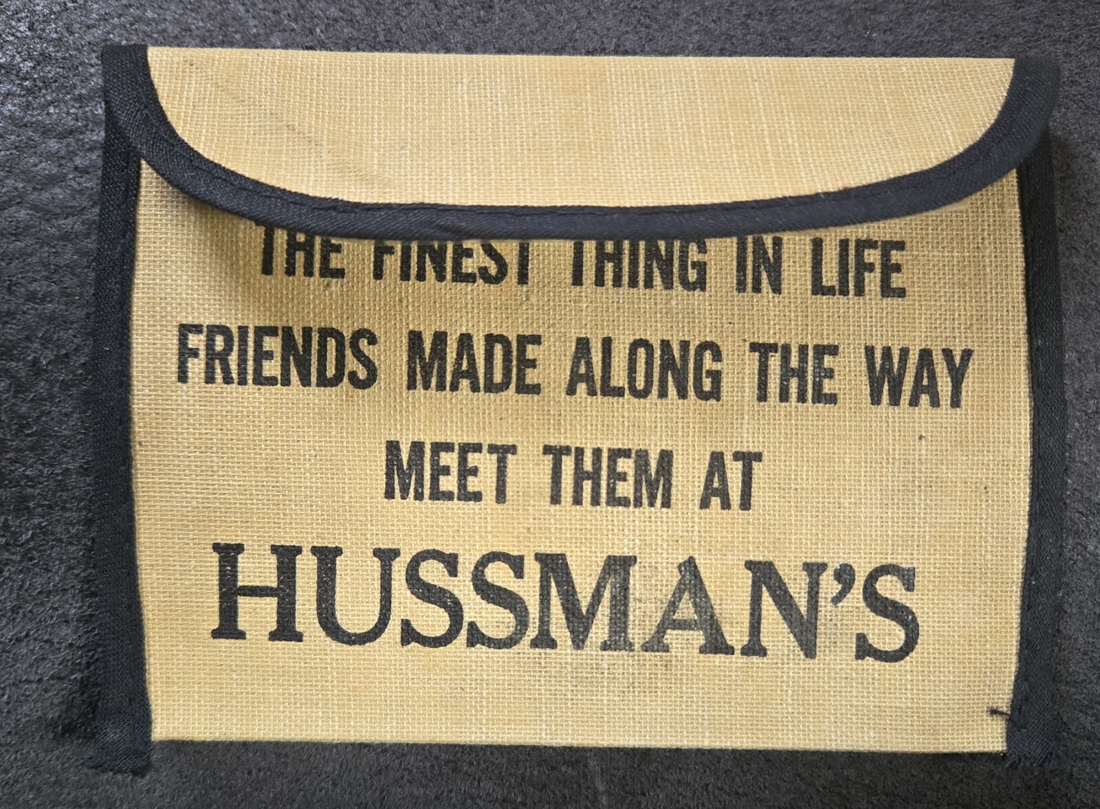 Vintage Hussman\'s Fishing License Holder From Great Falls Montana 