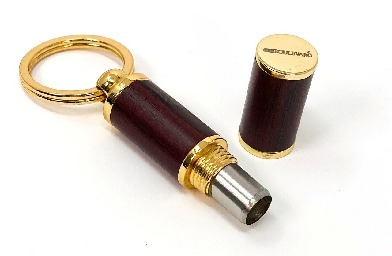 Cigar Boulevard Cigar Punch Cutters Stainless Steel Blade with RoseWood Body 