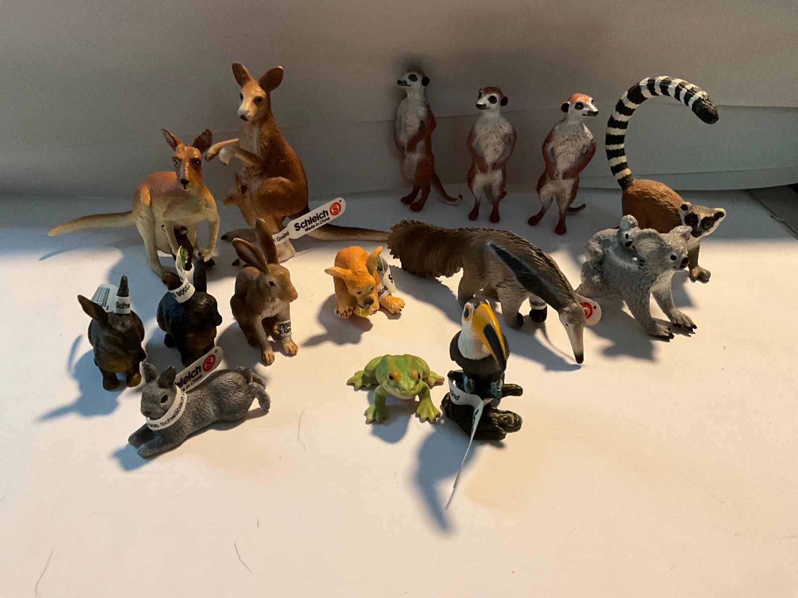15pc Schleich Wild Animal Lot Kangaroo Joey Koala Meerkat Rabbit Tags 15pc Schleich Wild Animal Lot Kangaroo Joey Koala Meerkat Rabbit Tags