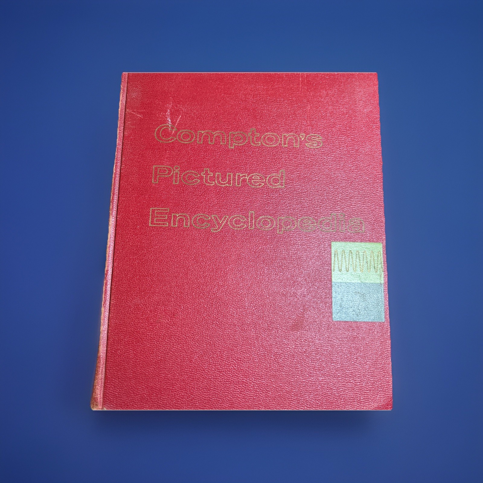 Vintage 1958 & 1959 Compton Encyclopedia Yearbook Supplement History Book 