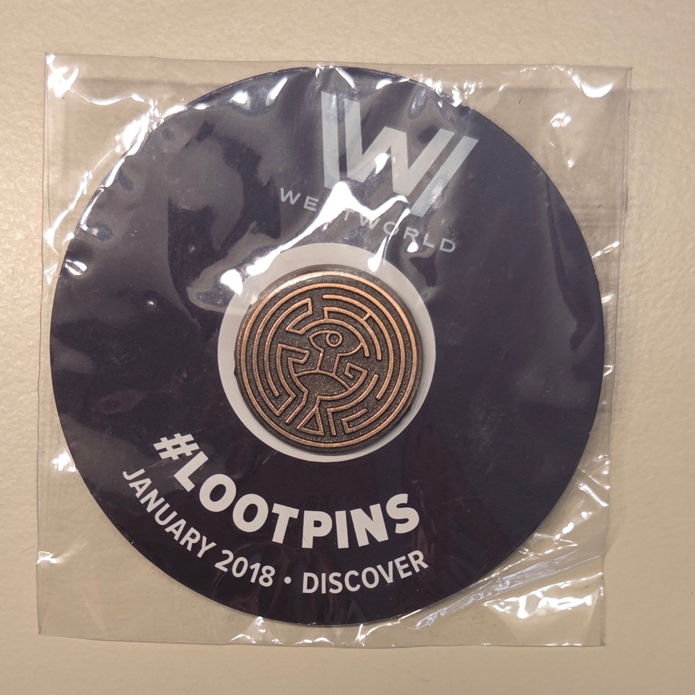 Westworld Loot Pins January 2018 Discover Maze Enamel Pin