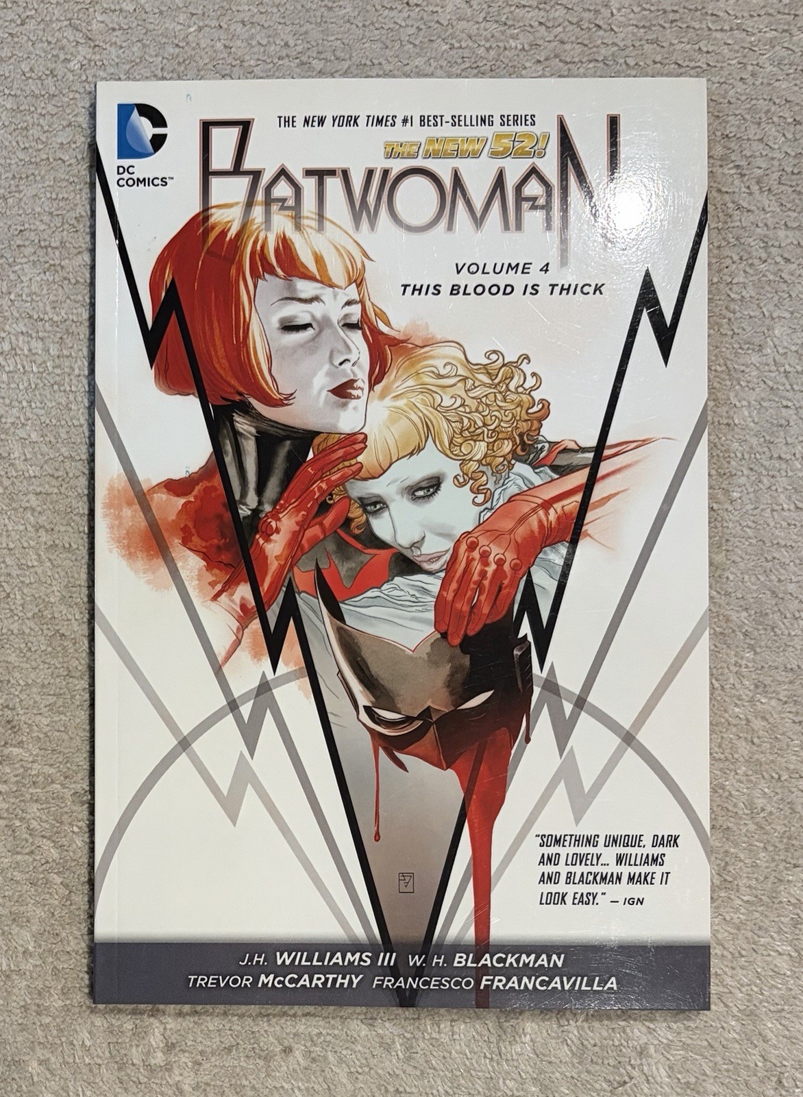 Batwoman Vol. 4: This Blood is Thick (The New 52) - paperback Williams III, NEW