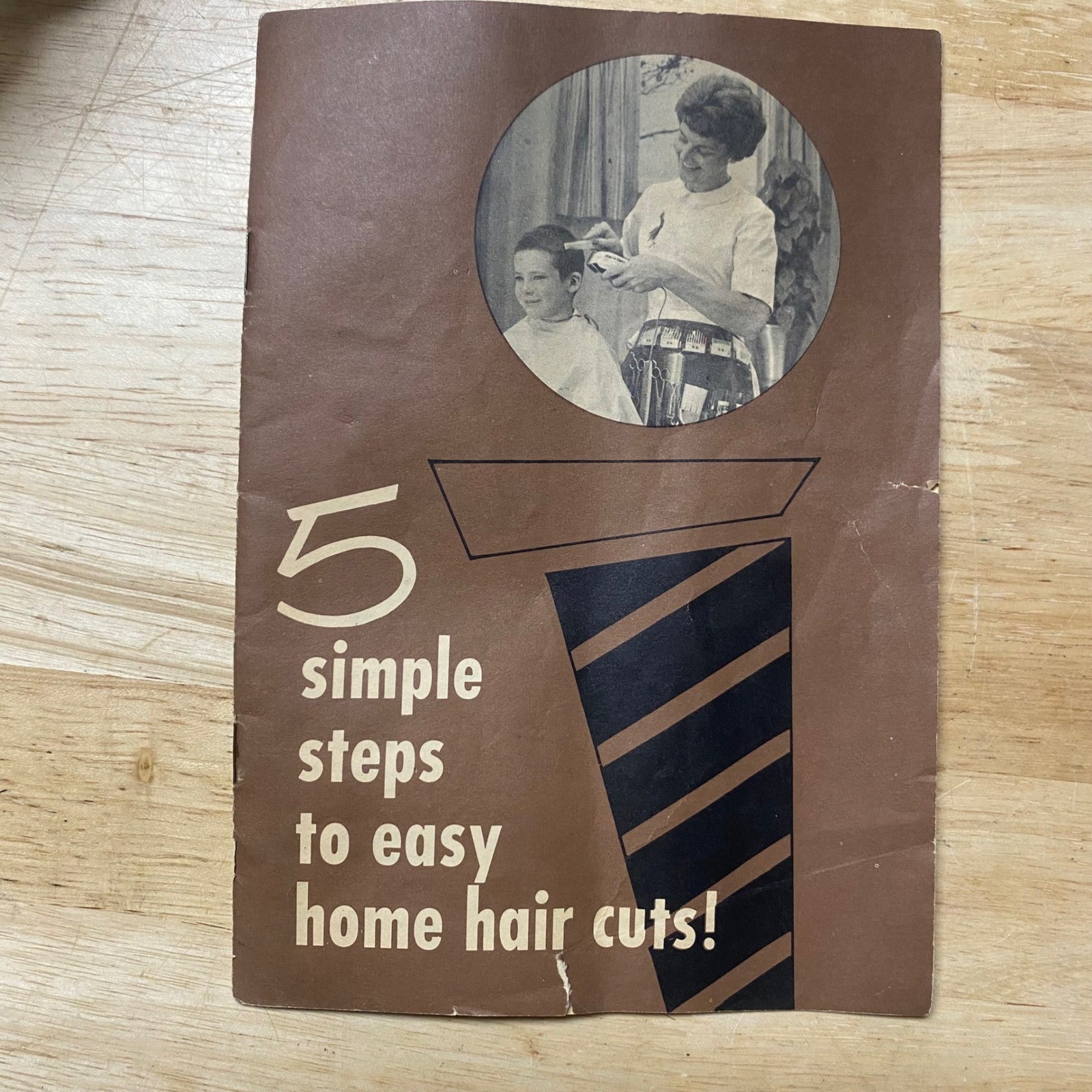 Vintage 1950s Simple Steps to Easy Home Hair Cuts Booklet Ephemera Vintage 1950s Simple Steps to Easy Home Hair Cuts Booklet Ephemera