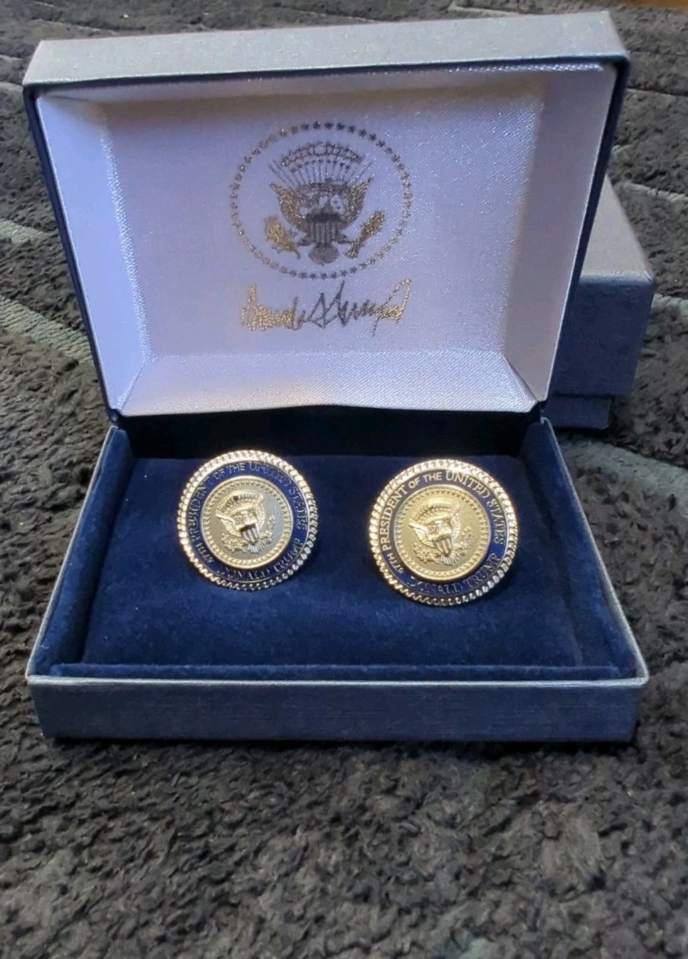 Hot 🔥 Presidential Cufflinks 47th President Donald Trump  - 2025 Brand New 