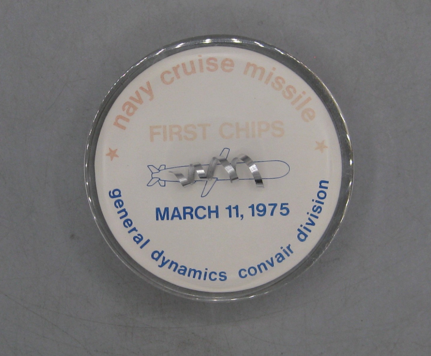 Vtg 1975 General Dynamics US Navy Cruise Missile Acrylic Display Paperweight Vtg 1975 General Dynamics US Navy Cruise Missile Acrylic Display Paperweight