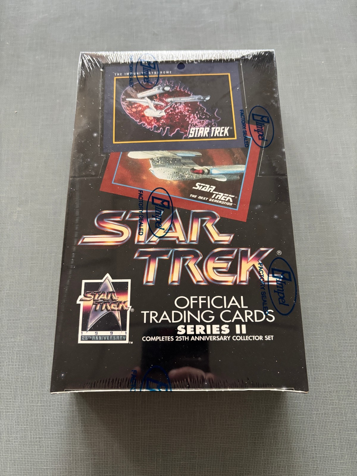 1991 Star Trek Official Trading Cards Series II 25th Annivers Factory Sealed Box