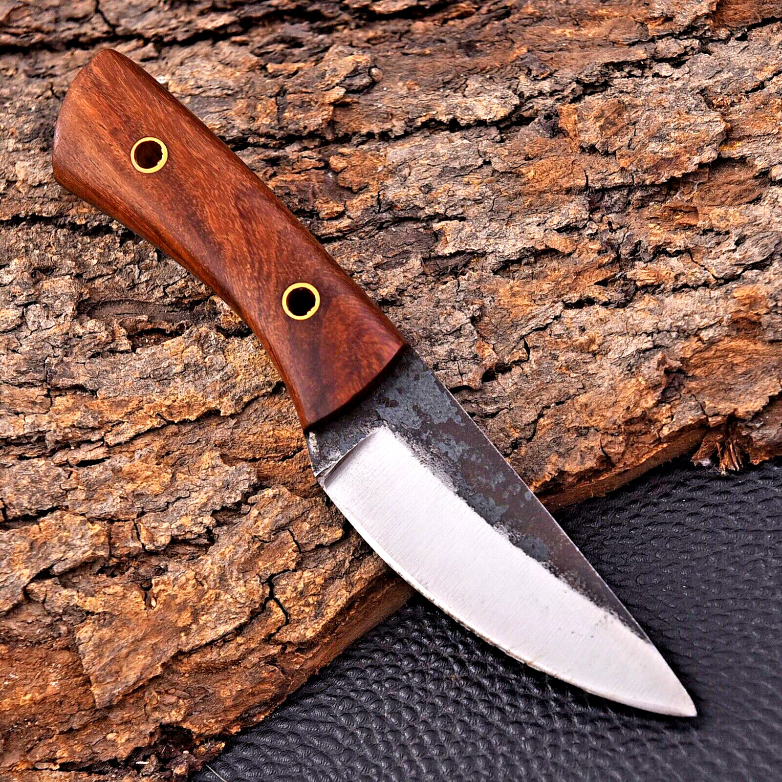 Custom Hand Made Hunting Skinner Knife EDC Hand Forged Carbon Steel 2857