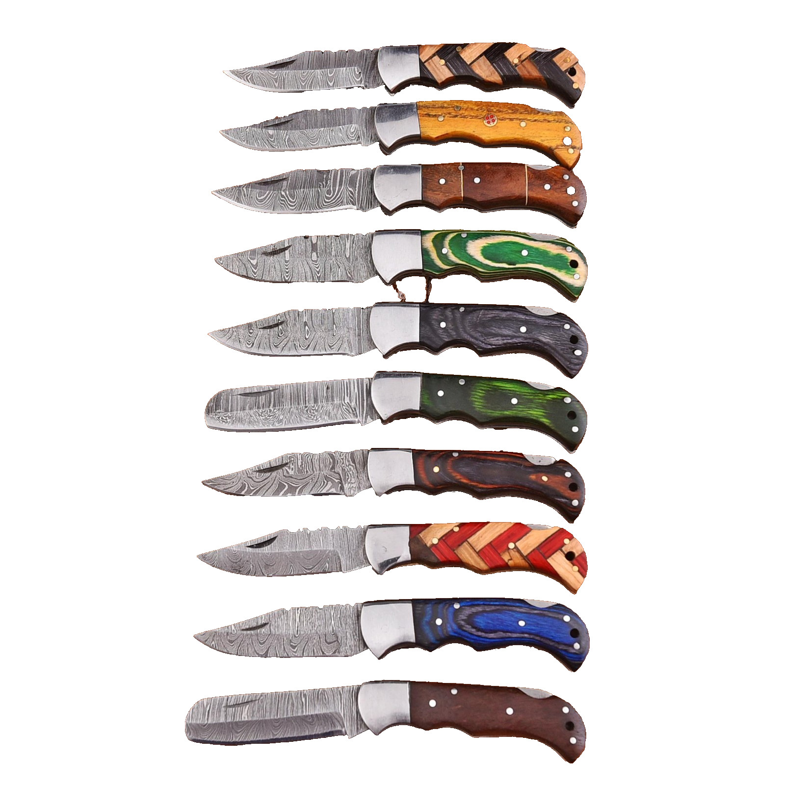 Lot of 10 Tactical Folding blade POCKET Knives EDC Camping Tactical WholeSale
