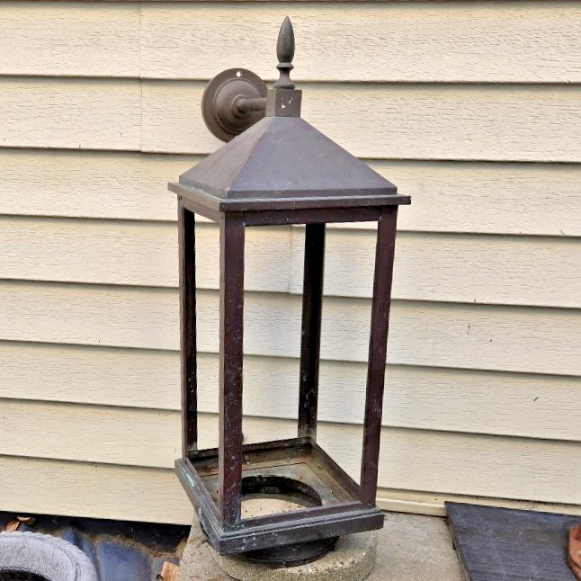 Vintage Habitat Inc NYC Mid Century Bronze Sconce Large 32\