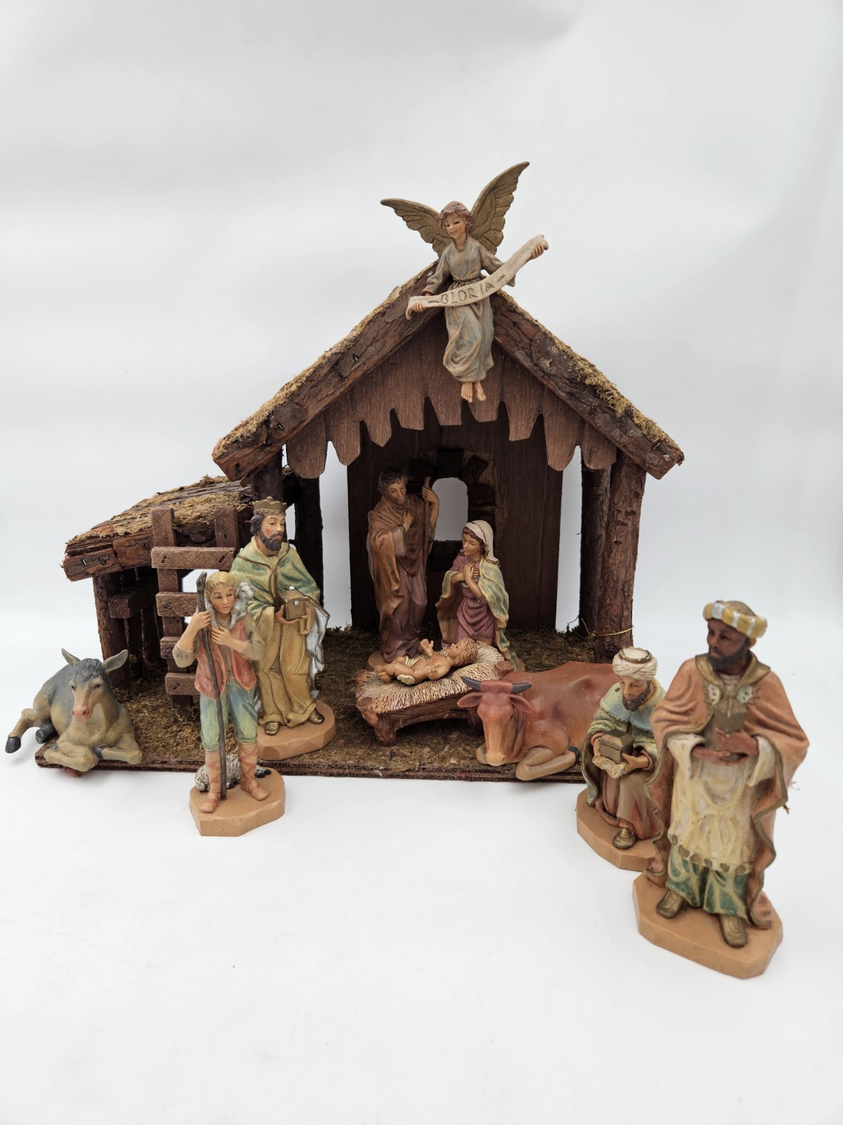 Vintage DiGiovanni Heirloom Nativity Collection Set 1998 Jesus Mary Angel