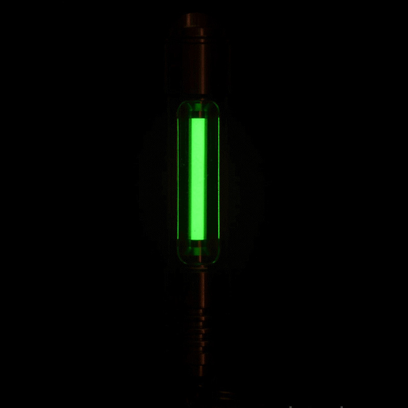 1PC Glass Night Luminous Tube 25 Years Lamp Tube w/ Titanium Enclosure 3x22.5mm