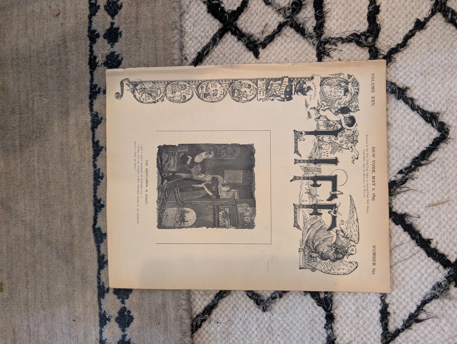1895 LIFE Magazine — Cable Car, Tammany Hall, Puddnhead Wilson, Drama — May 2