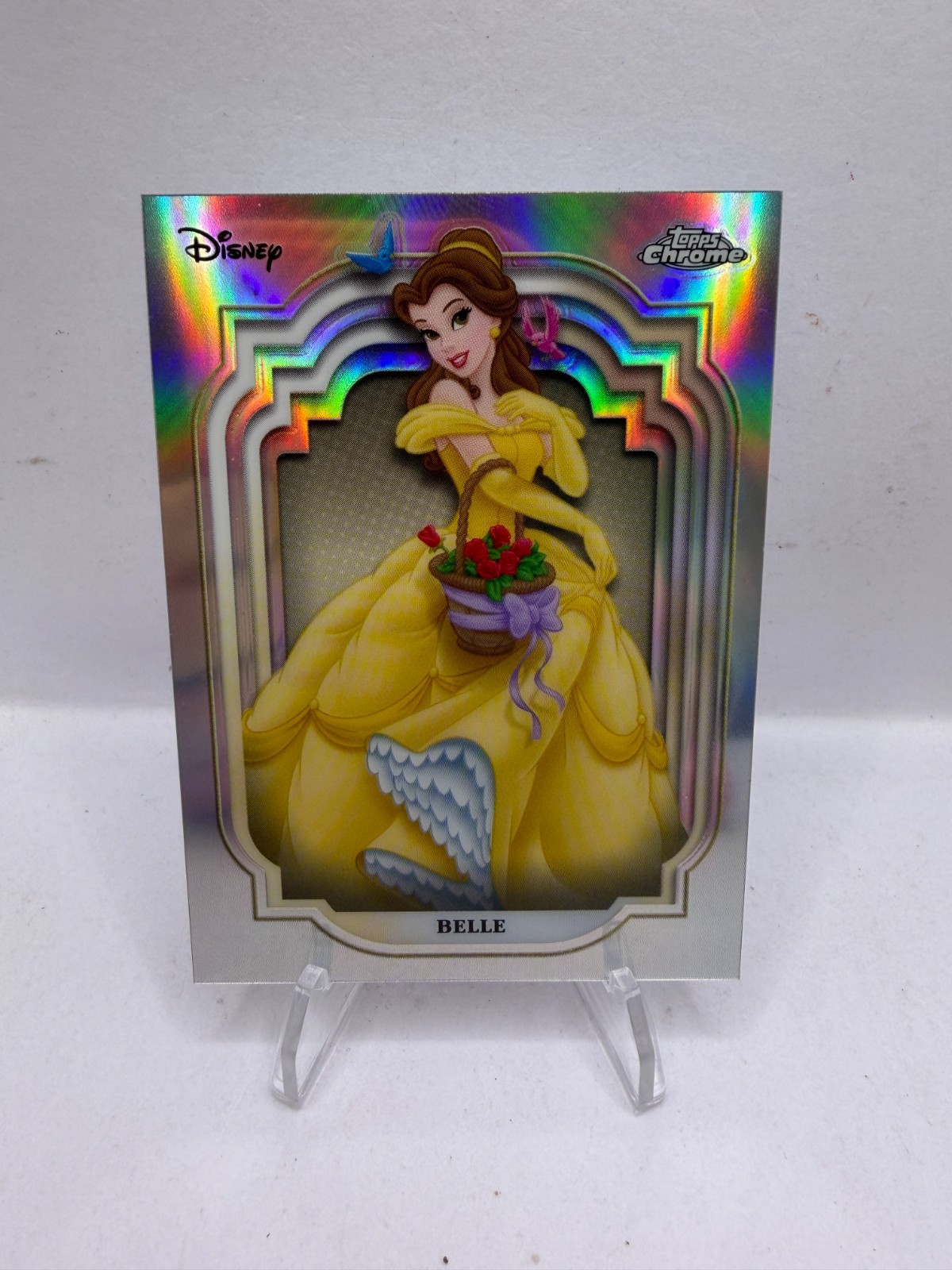 2024 Topps Chrome Disney SILVER Refractor BELLE #49