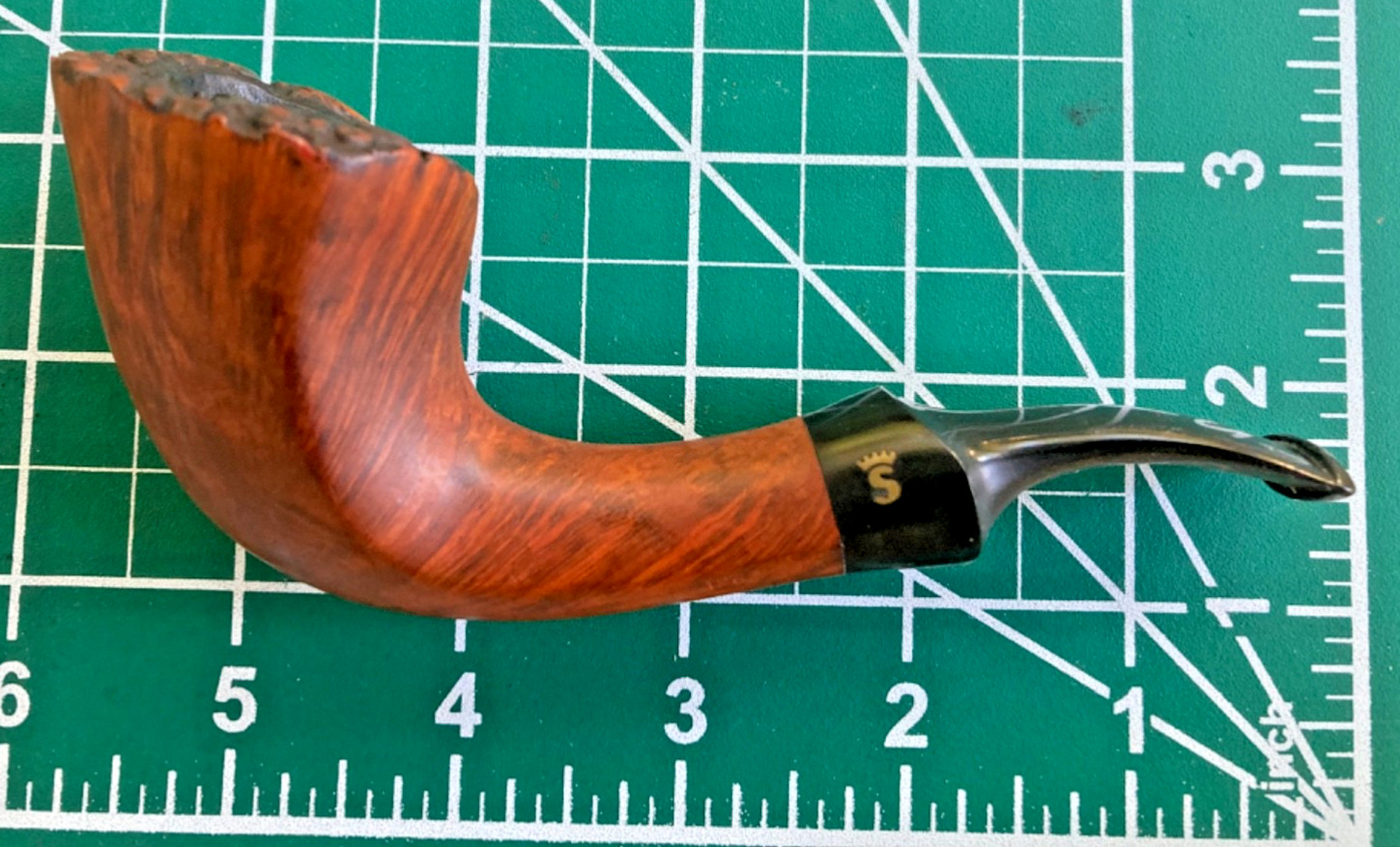 Stanwell Denmark Beautiful Vintage Smoking Pipe ESTATE SWEEPING GOLDEN KING VG+