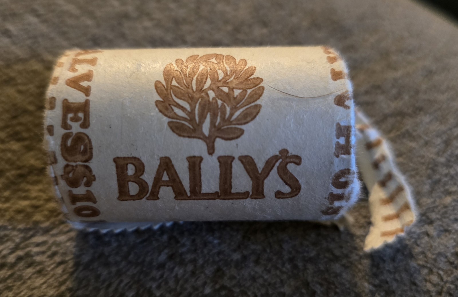 Vintage Bally's Las Vegas Hotel Casino Kennedy Half Dollar Coin Roll