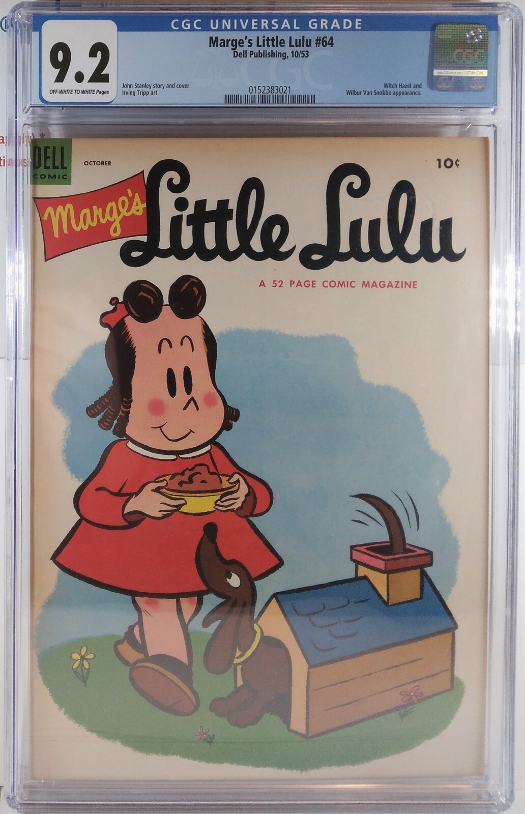 💥 CGC 9.2 NM- MARGE\'S LITTLE LULU #64 DELL PUBLISHING 1953 GOLDEN AGE SCARCE