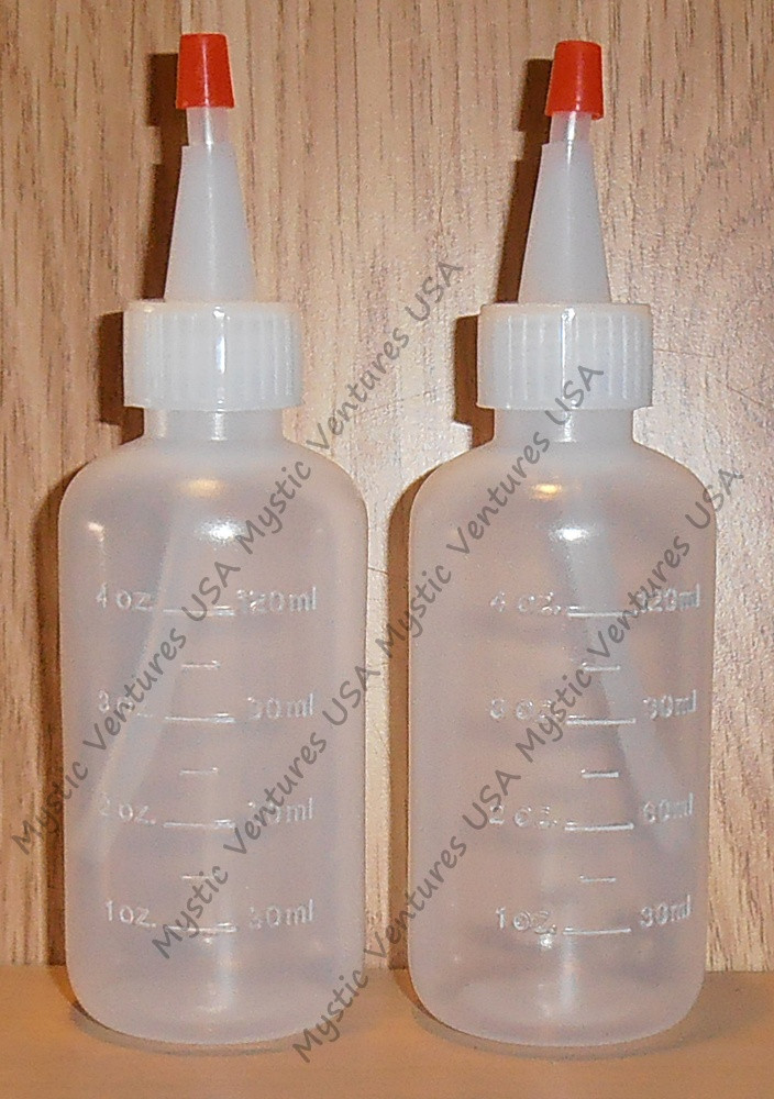 2X NEW 4oz Snuffer Bottle GOLD Prospecting Clean-up Pan Panning Sluice 