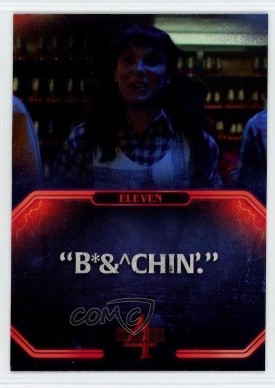 2023 Zerocool Stranger Things Season 4 Quotes Eleven #Q-6 16n7