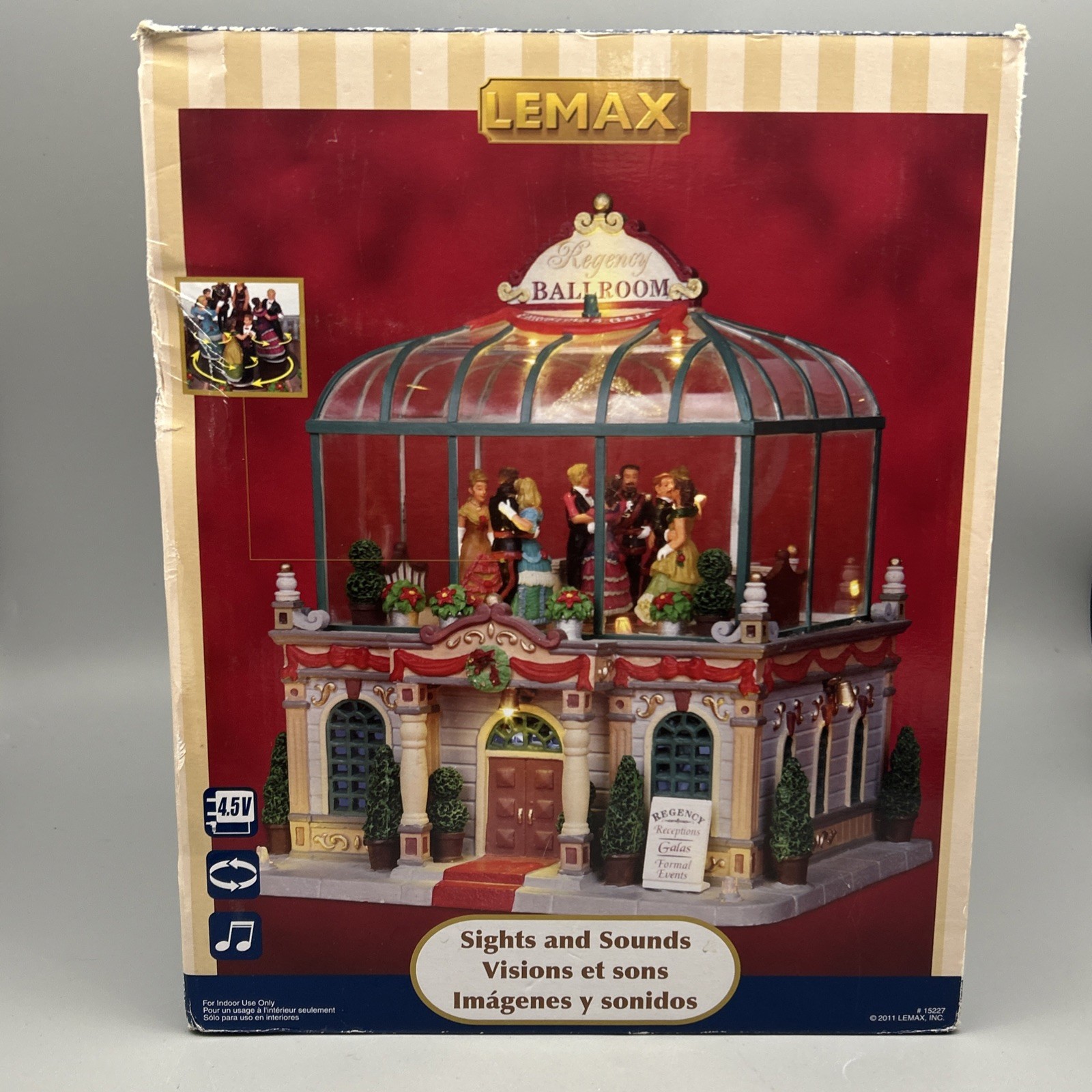 Lemax Regency Ballroom Sights & Sounds #15227 Holidays Seasons Retired RARE