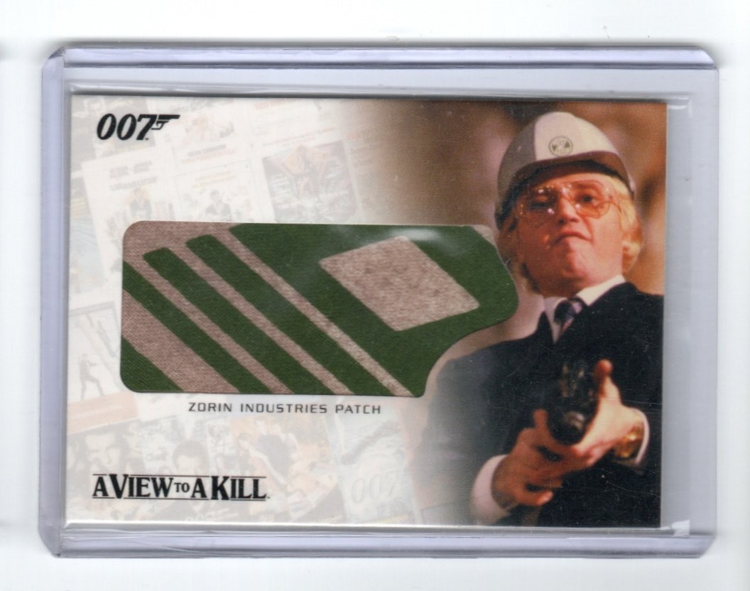 The Complete James Bond Prop Relic RC9 Zorin Industries Patch A View to a Kill