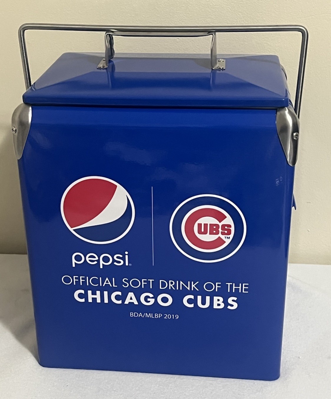 Pepsi Chicago Cubs Cooler Vintage 1950’s Style 12” x 16” x 9” Rare New