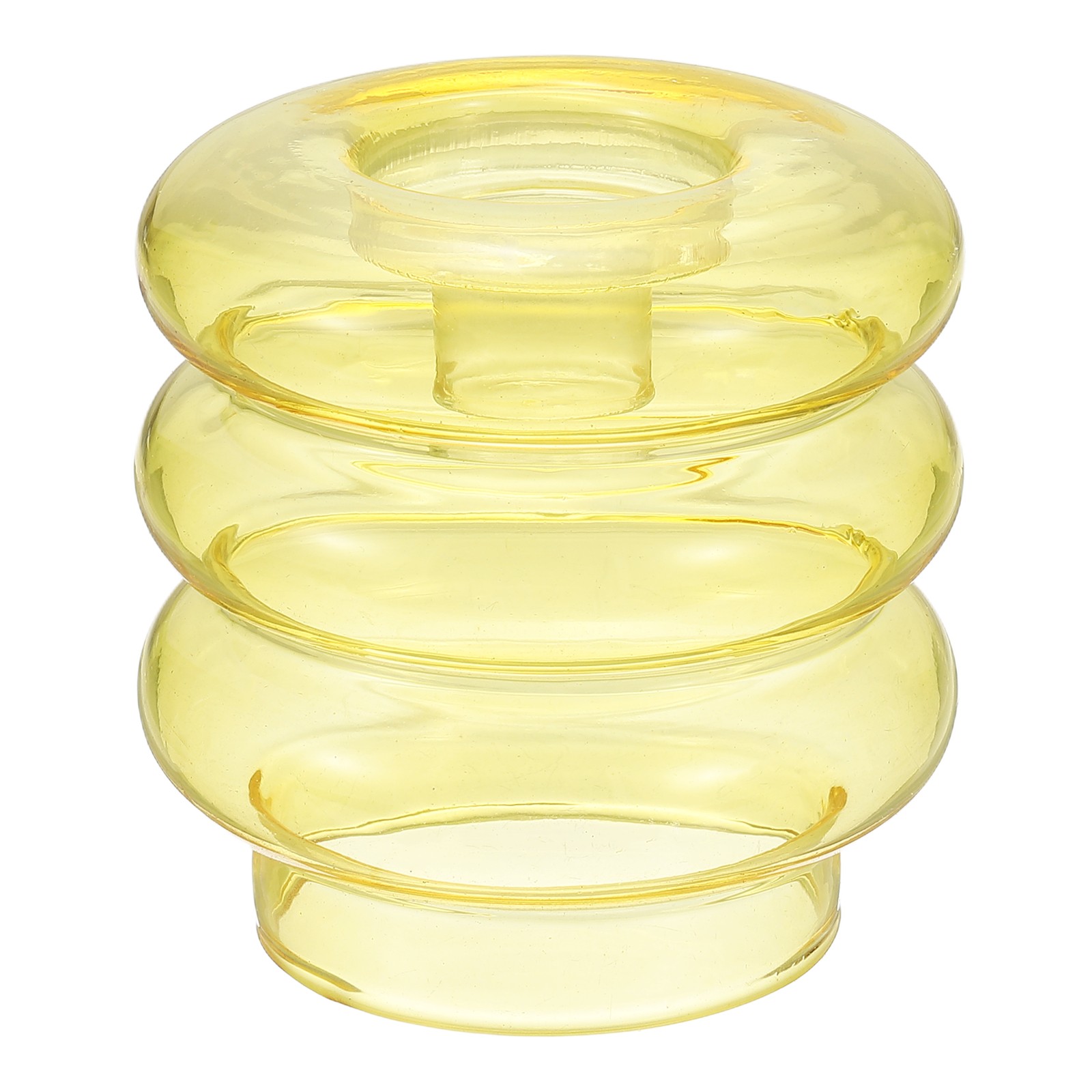 Glass Candle Holders Glass Taper Candle Stand Light Yellow Glass Candle Holders Glass Taper Candle Stand Light Yellow