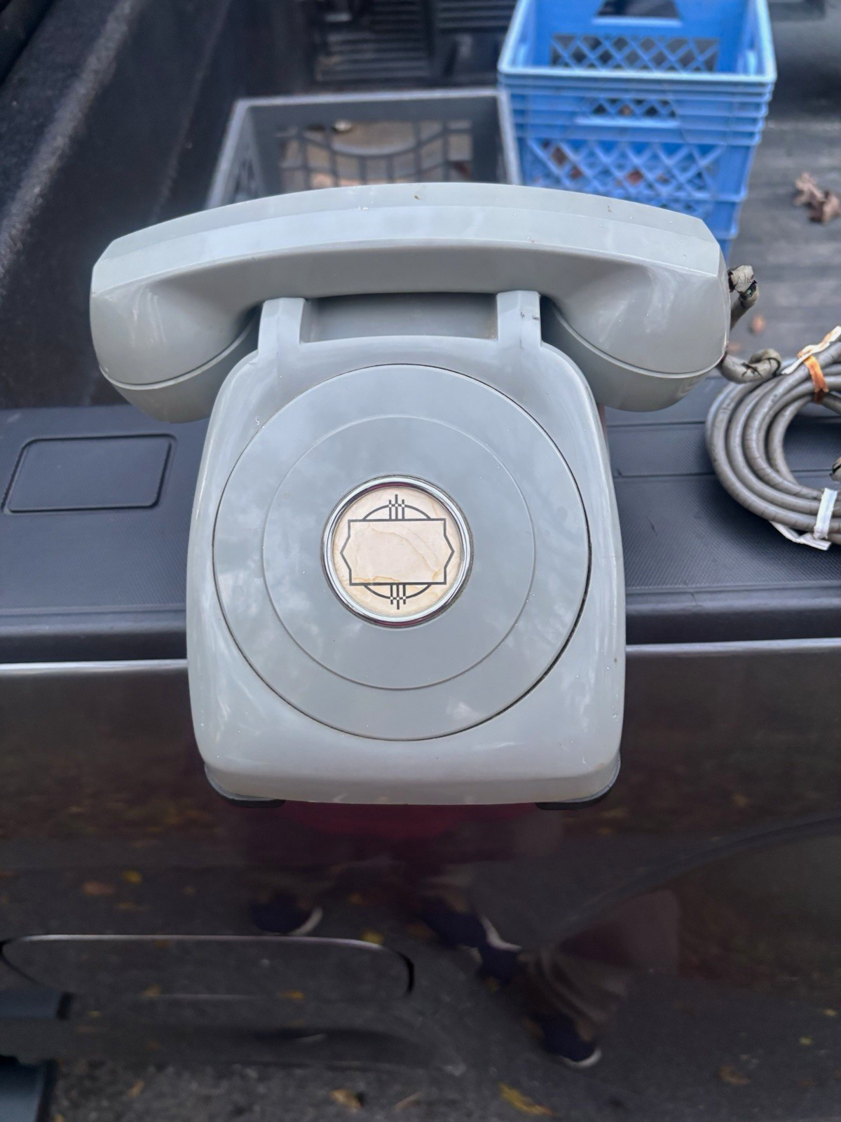 Western Electric model 500 Princess Gray Rotary Dial Desk Telephone