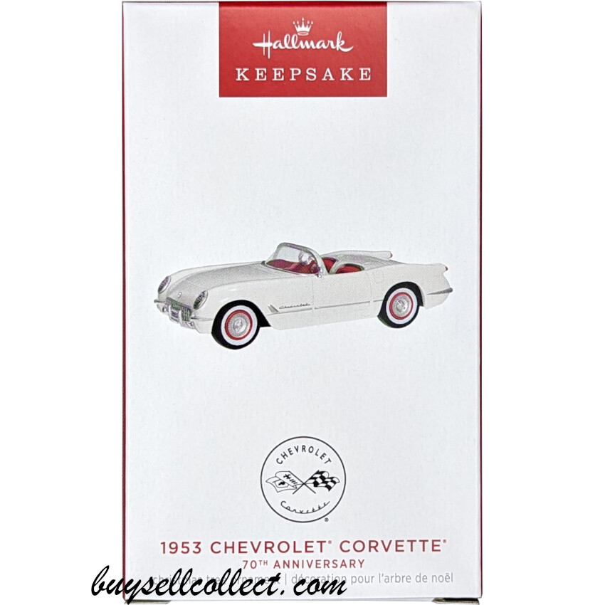 2023 Hallmark 1953 Chevrolet Corvette 70th Anniversary Limited Quantity ornament