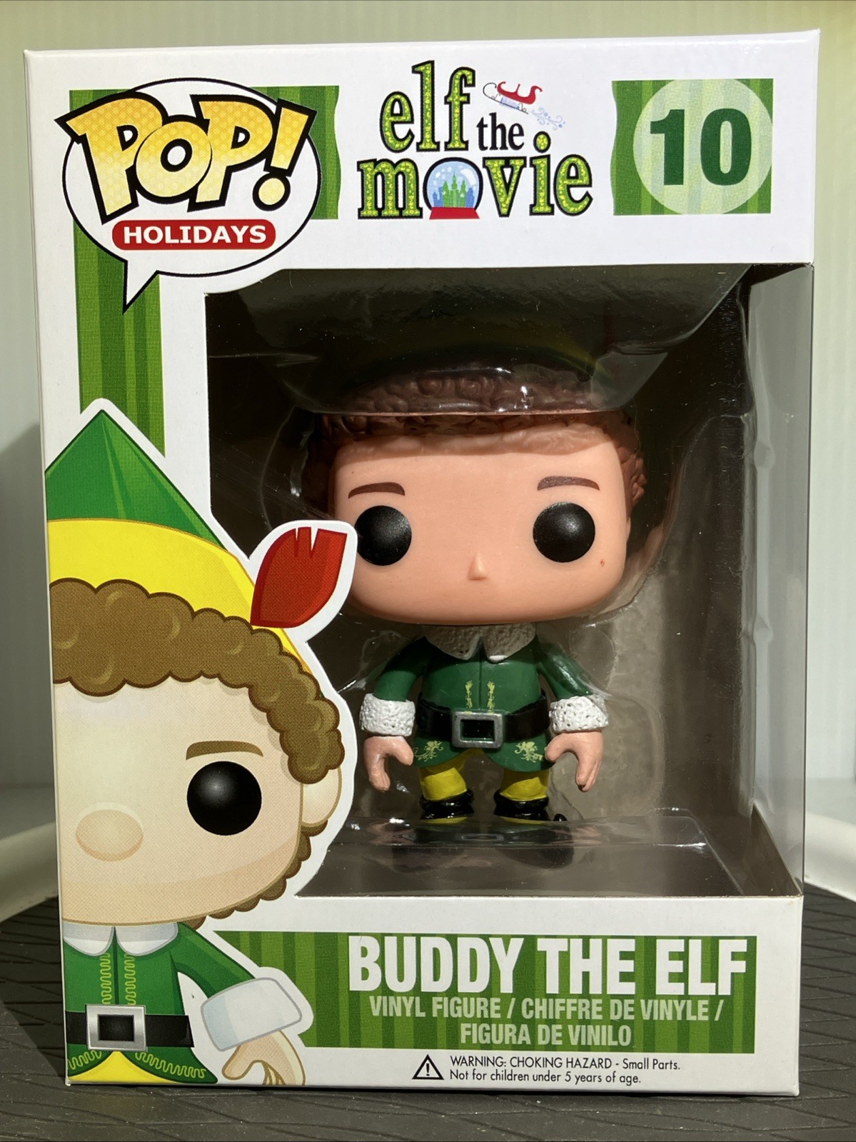 VAULTED NIB Funko Pop Holidays: Elf The Movie-BUDDY THE ELF #10 Will Ferrell