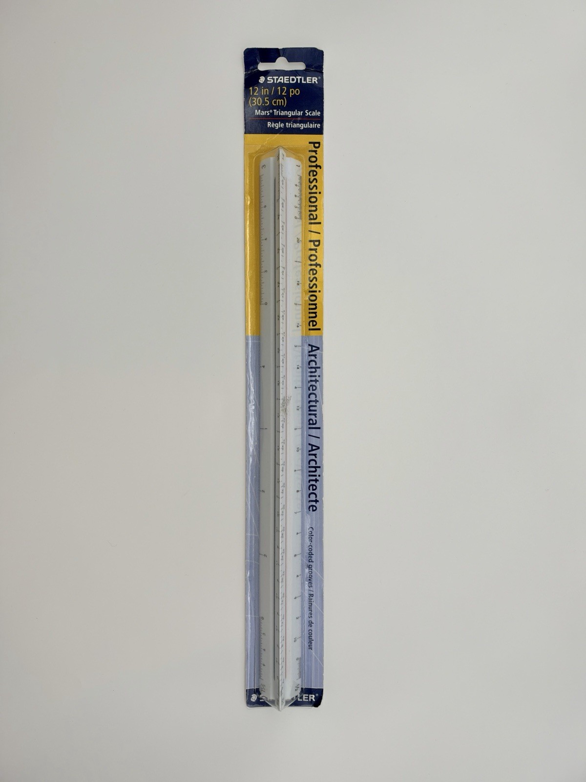 STAEDTLER Mars Professional 12in Architectural Triangular Scale 987 18-31BK STAEDTLER Mars Professional 12in Architectural Triangular Scale 987 18-31BK