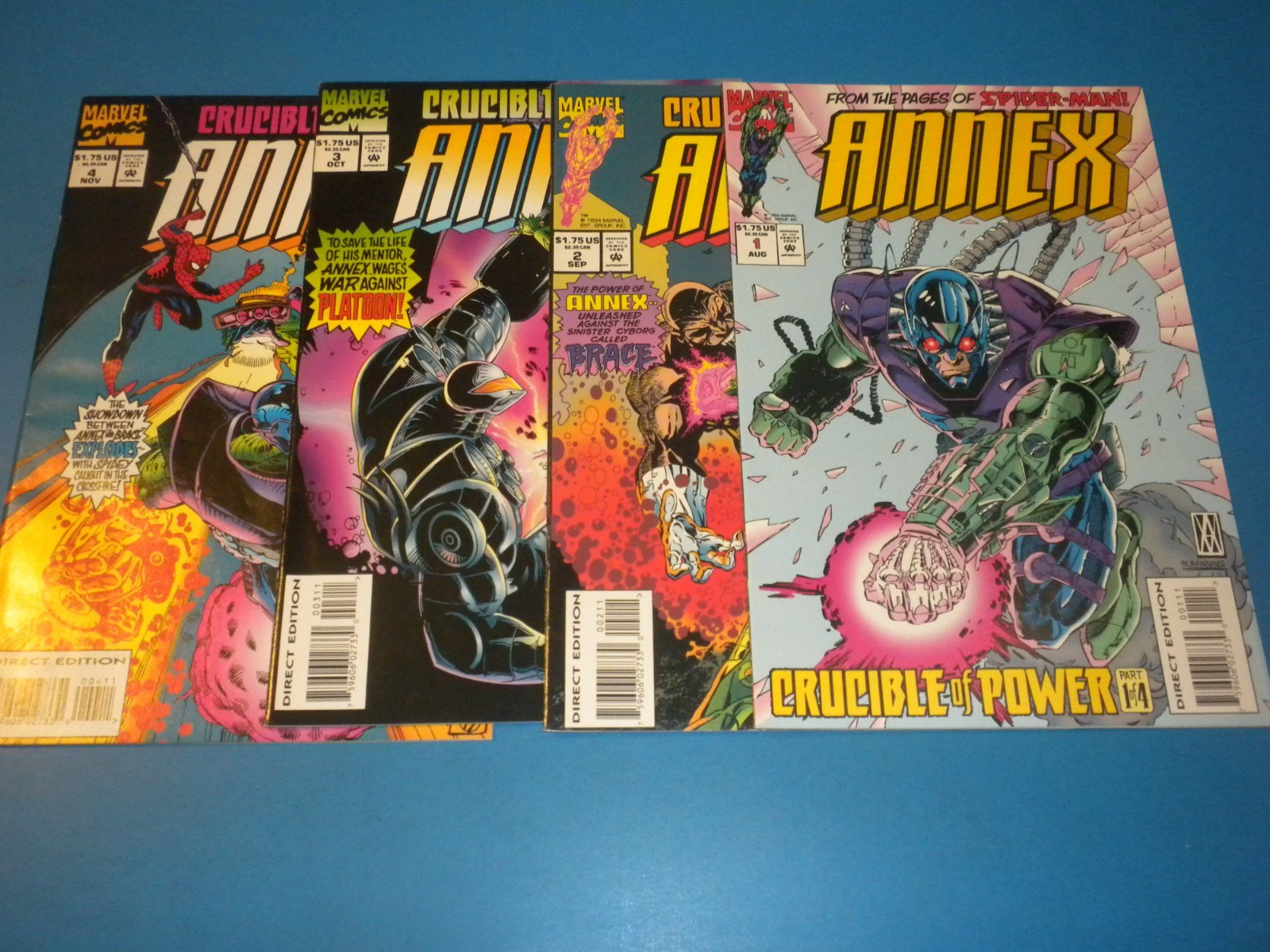Annex #1,2,3,4 lot of 4 Fine to VF Wow z