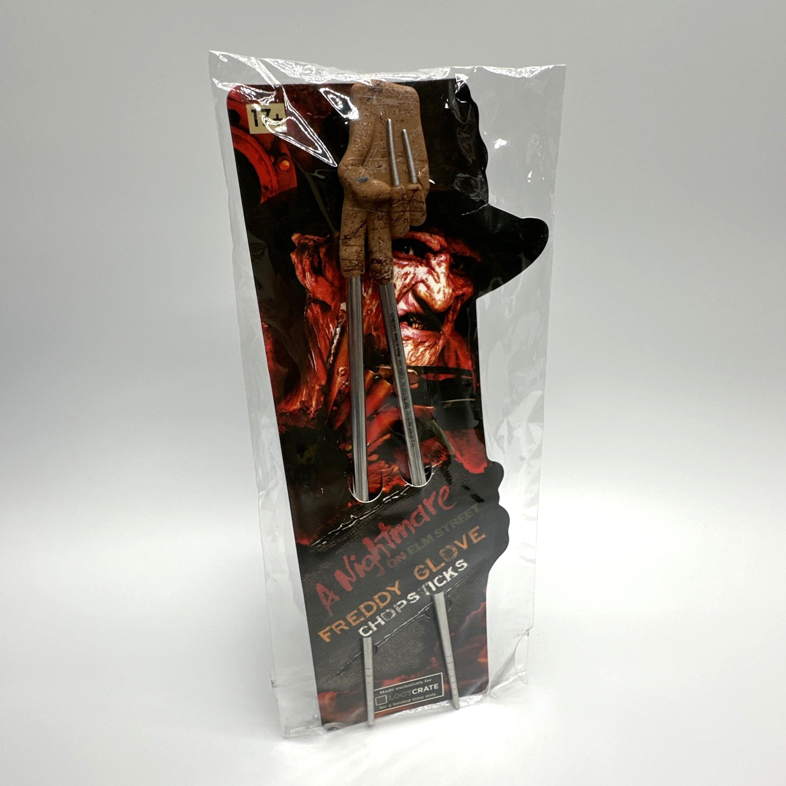 Loot Crate Freddy Krueger Glove Chopsticks, A Nightmare on Elm Street Oct 2016