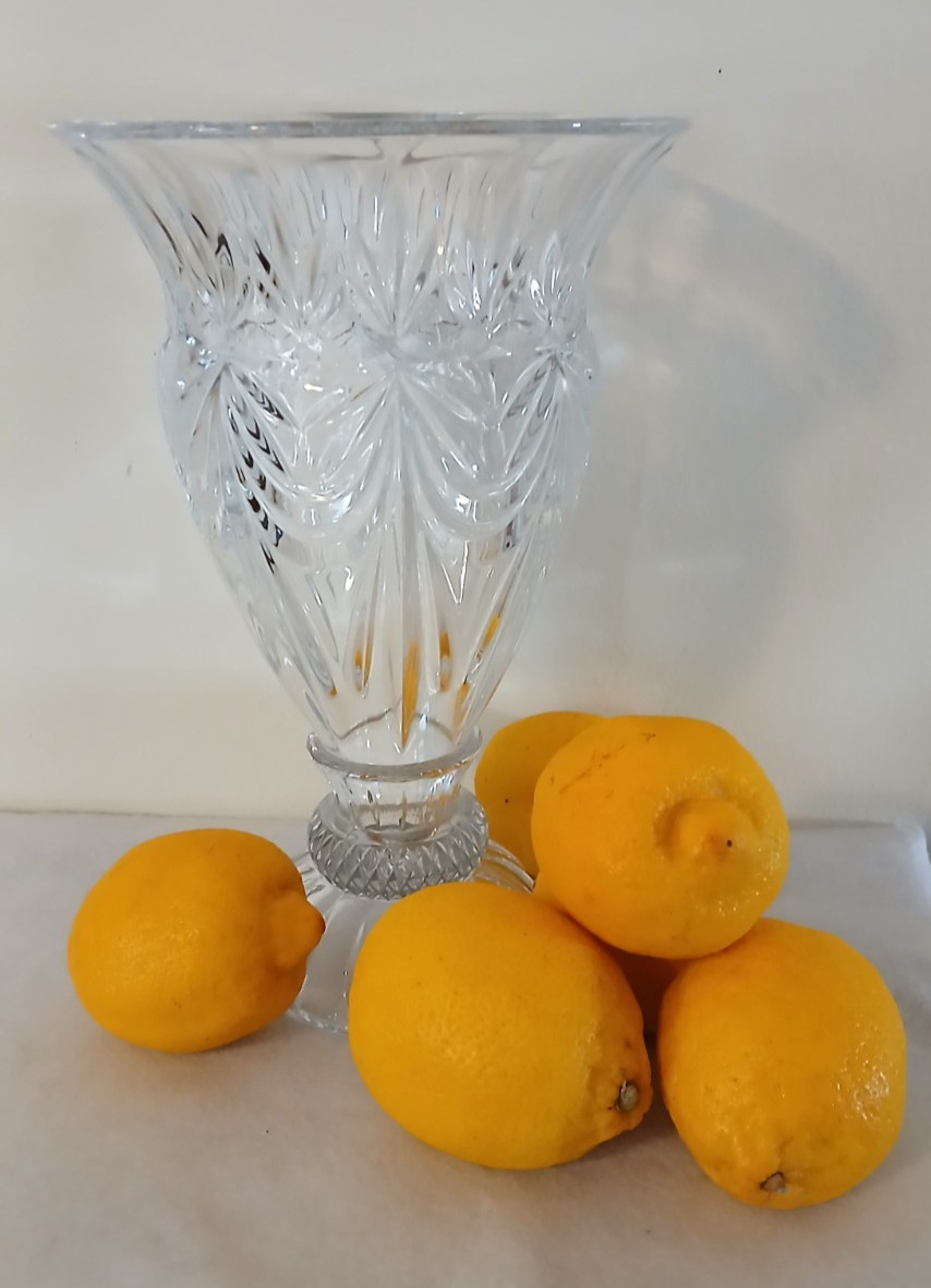 Shannon Crystal by Godinger Contessa 12-Inch 24% Lead Crystal Vase