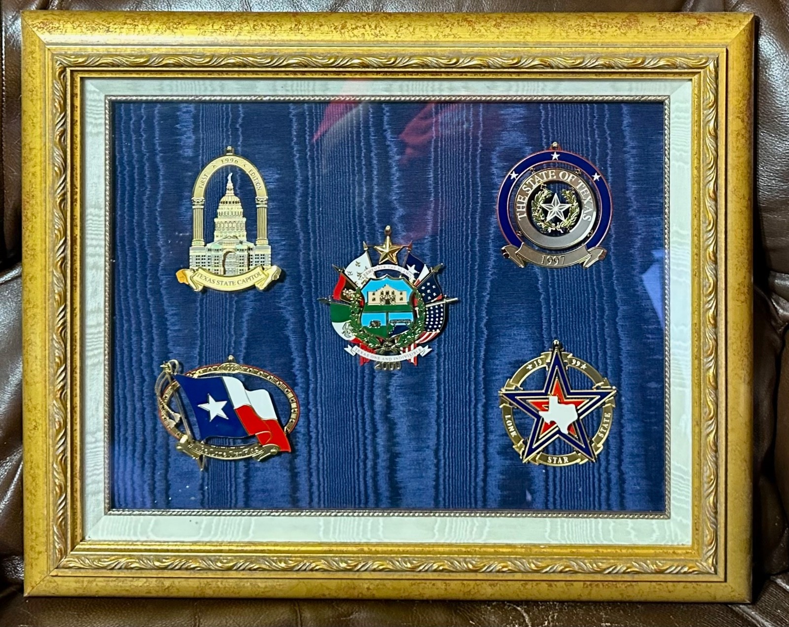 Vintage Framed Texas State Capitol Ornaments 1996/1997/1998/1999/2000 Vintage Framed Texas State Capitol Ornaments 1996/1997/1998/1999/2000