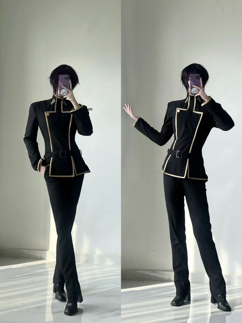 Anime Code Geass Lelouch Of The Rebellion Cosplay Men Uniform Hallowen Costumes