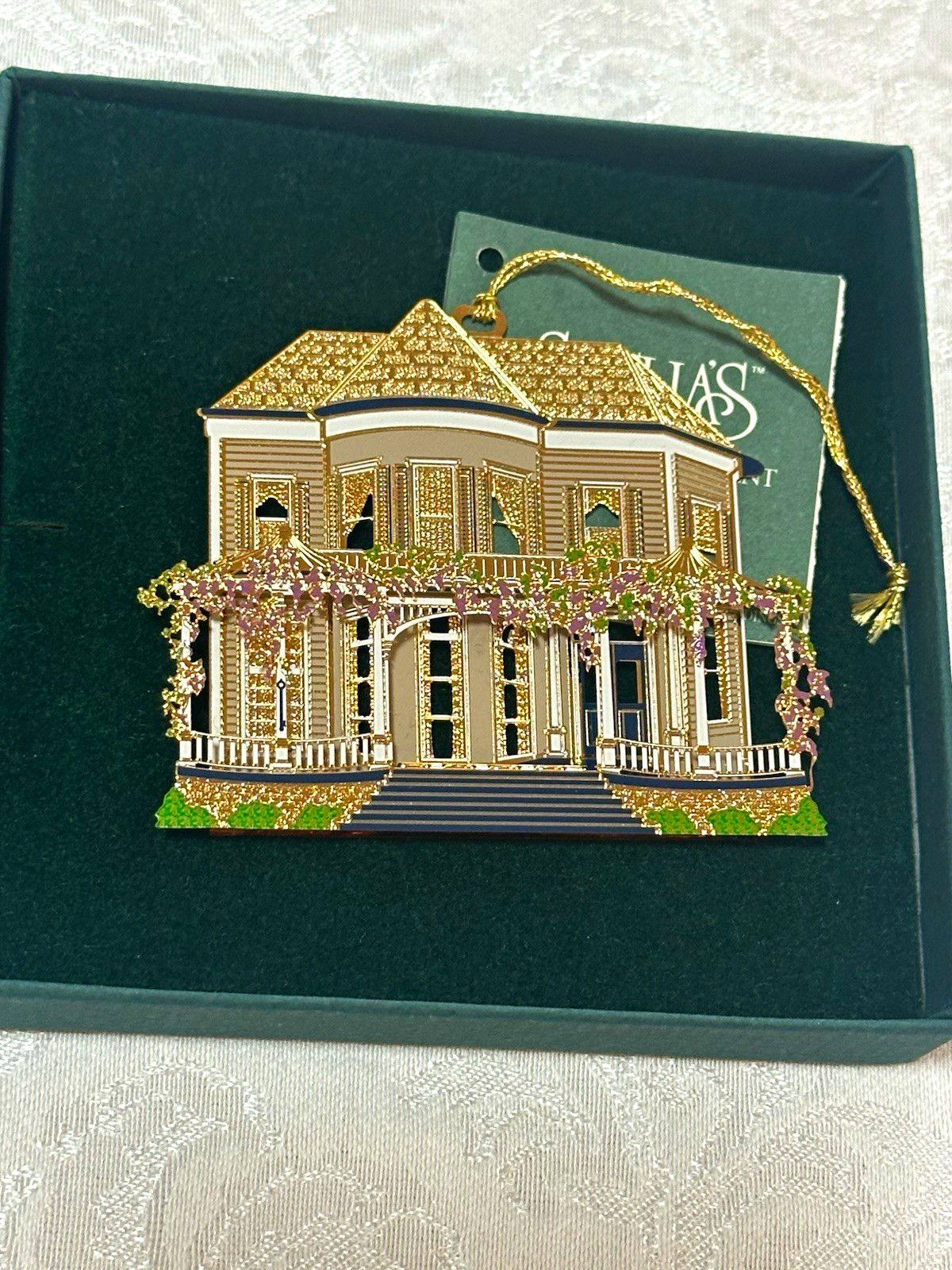 1995 Shelia's Historical Ornament Collection Chestnut House Savannah GA 