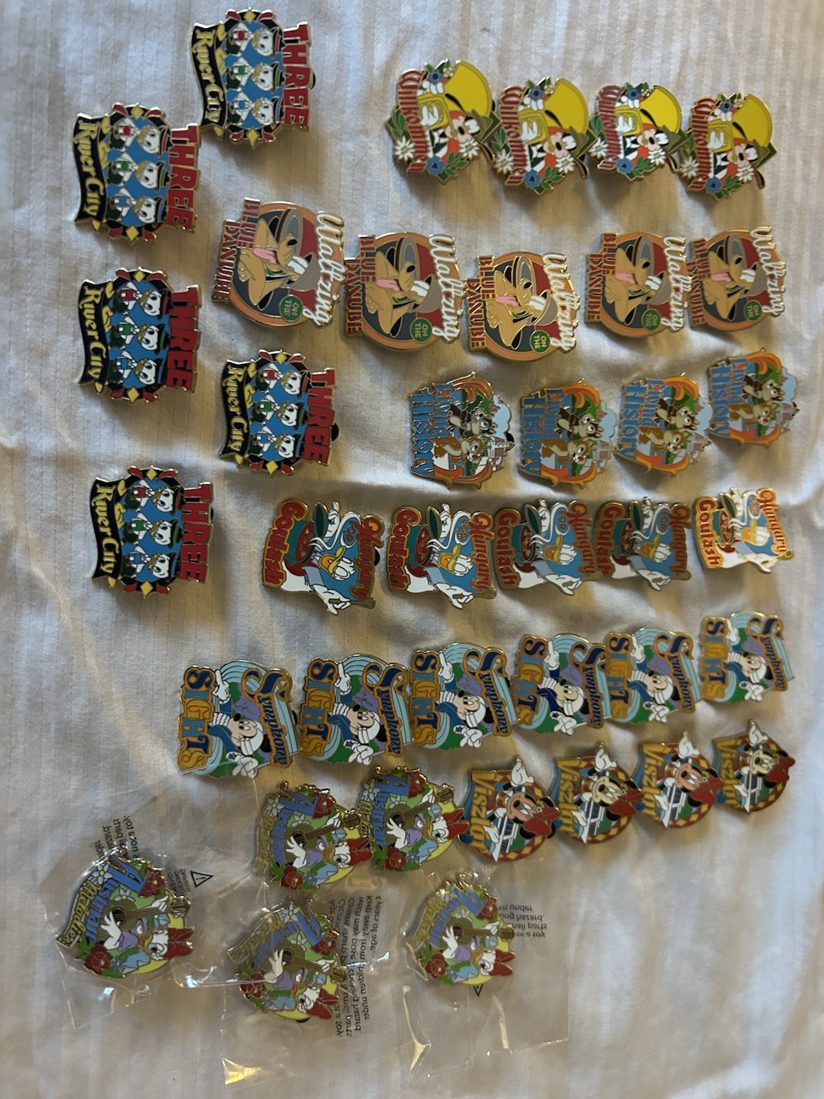 Disney Adventures by Disney 2016 Pin Trading Set w/ Lanyards, Luggage Tags