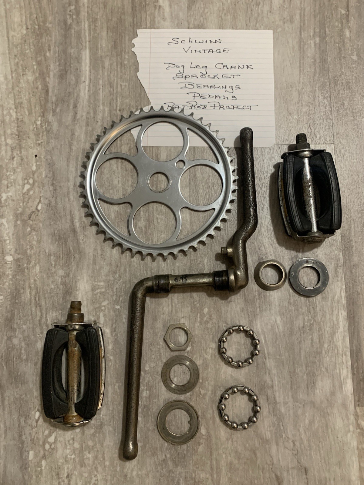 Prewar Columbia Westfield Dog leg Crank (PLUS) Prewar Columbia Westfield Dog leg Crank (PLUS)