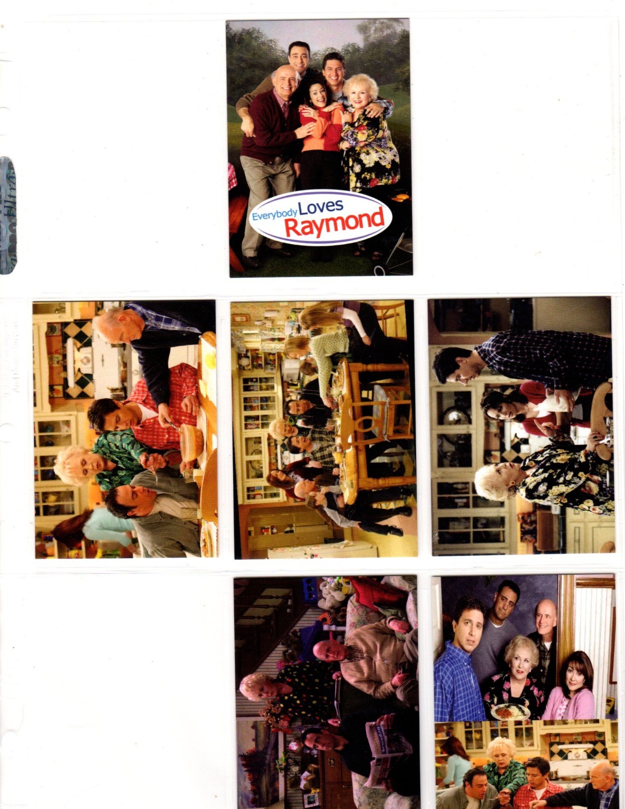 EVERYBODY LOVES RAYMOND    TV SHOW   CUSTOM  NOVELTY TRADING CARD 6 CARDS   SET