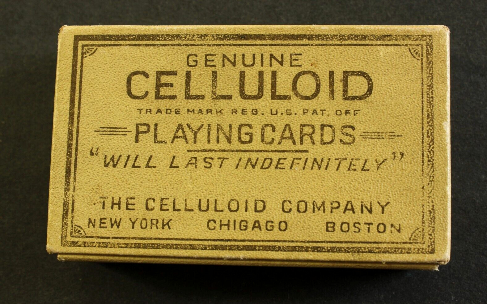 Celluloid Playing Cards  The Celluloid Co. Rare 1928 Super Excellent