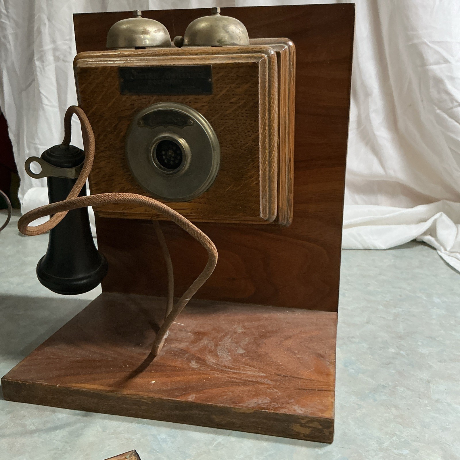 Vintage 1901 Electric Appliance Company Eaco Crank Wall Telephone