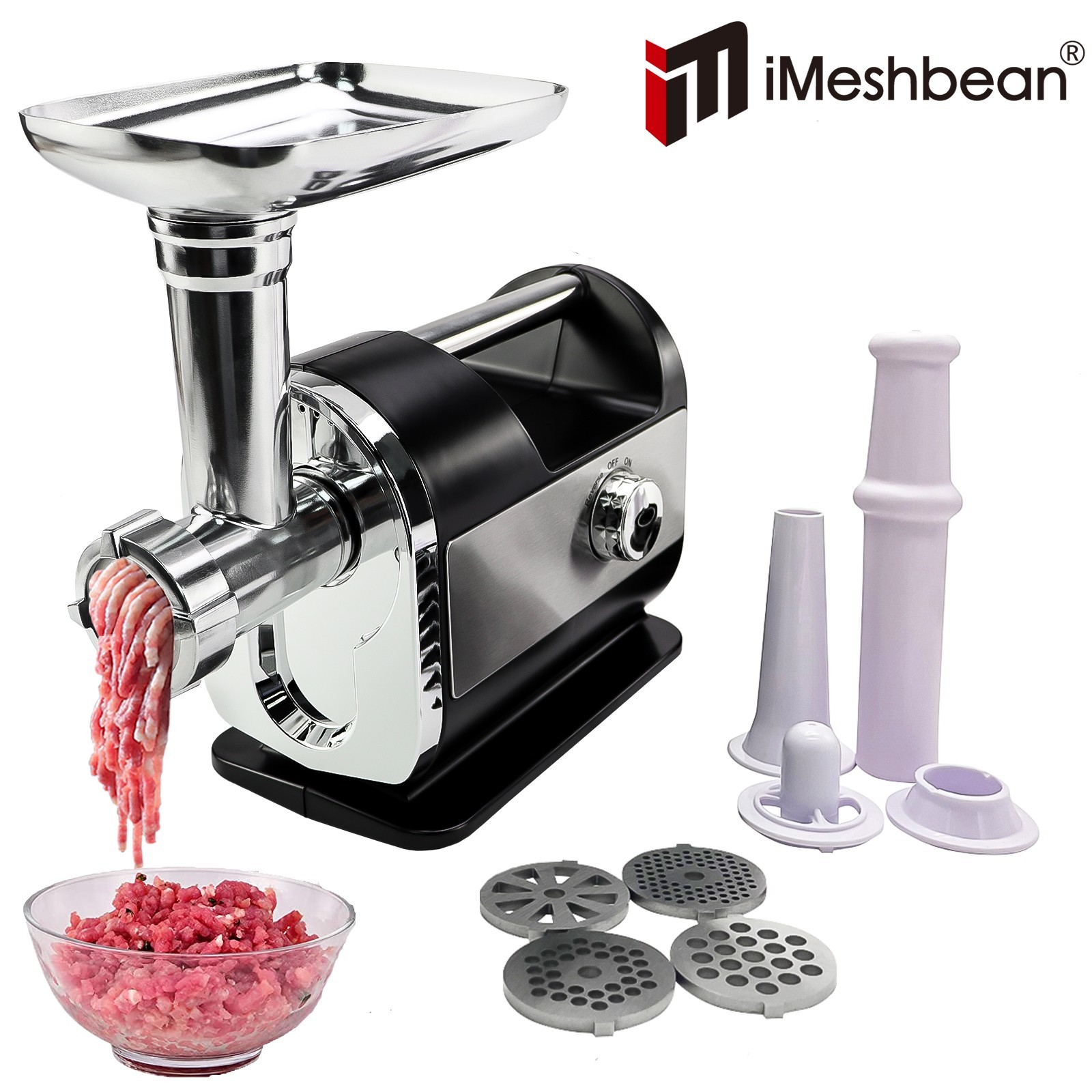 3200W Electric Meat Grinder Heavy Duty Commercial Sausage Maker Mincer Stuffer 3200W Electric Meat Grinder Heavy Duty Commercial Sausage Maker Mincer Stuffer